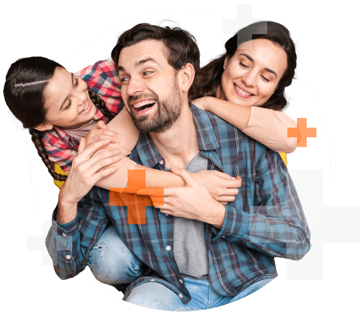 Familia disfrutando un momento juntos