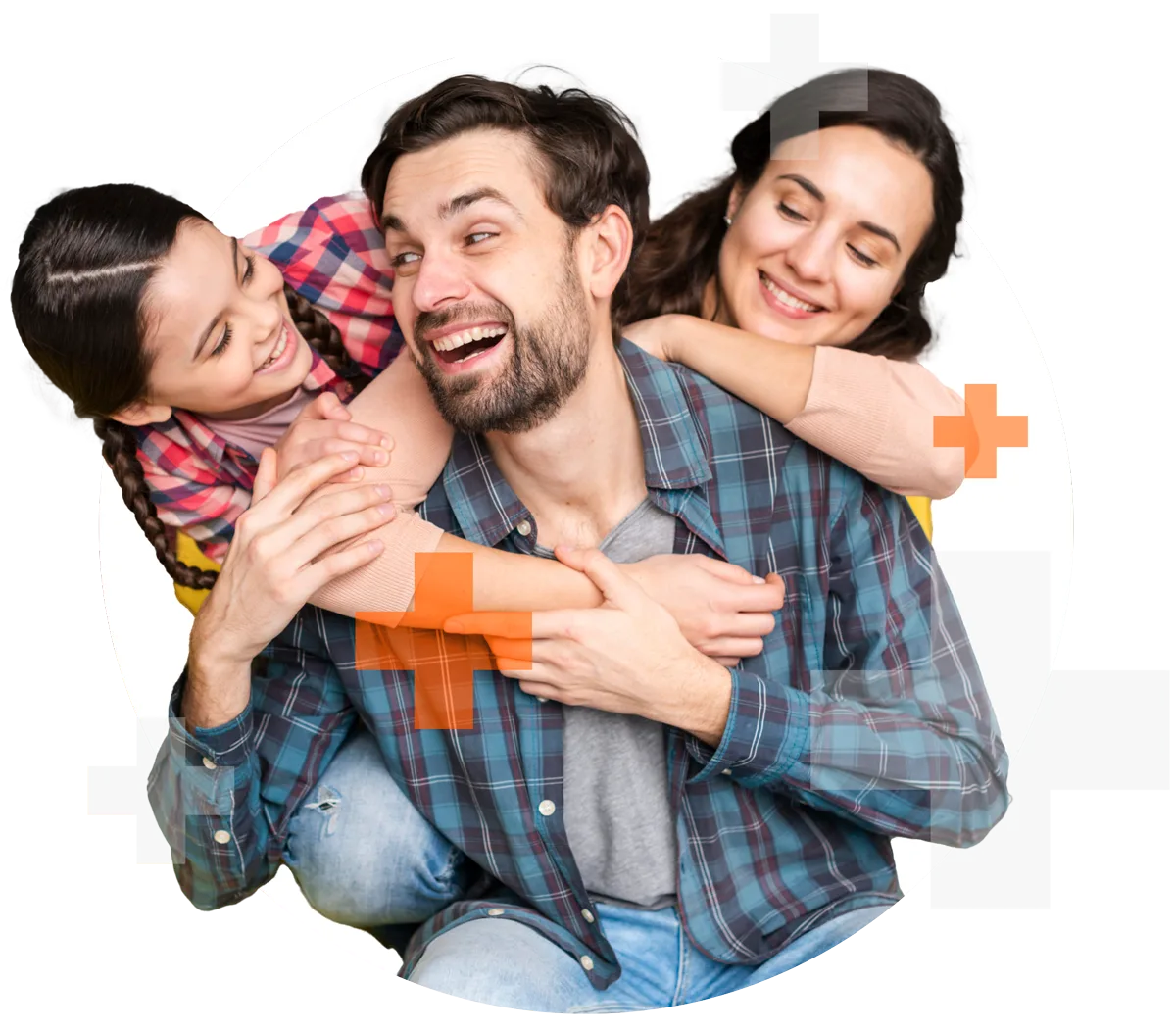 Familia disfrutando un momento juntos